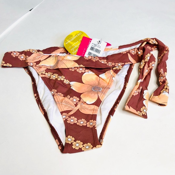 Cia Maritima Floral Print Brazilian Bikini Bottom - Picture 6 of 8